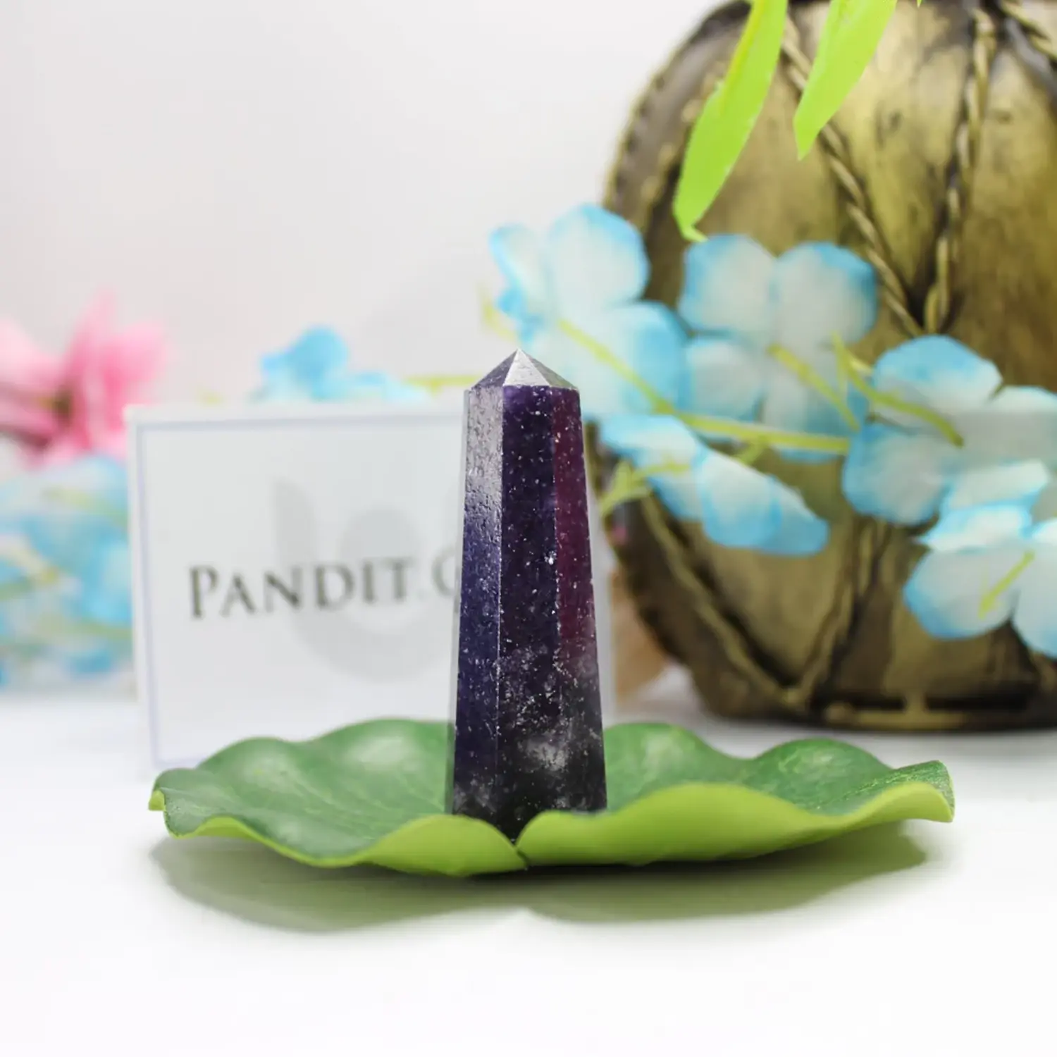 Lepidolite Pencil Tower Point