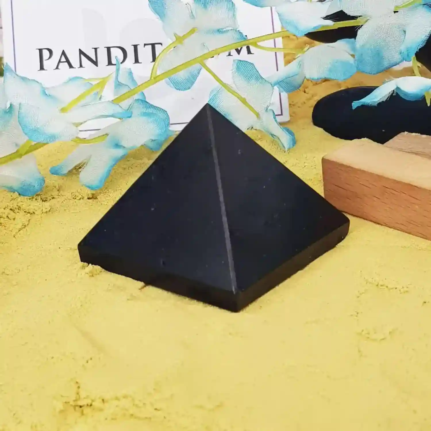 Black Tourmaline Crystal Pyramid