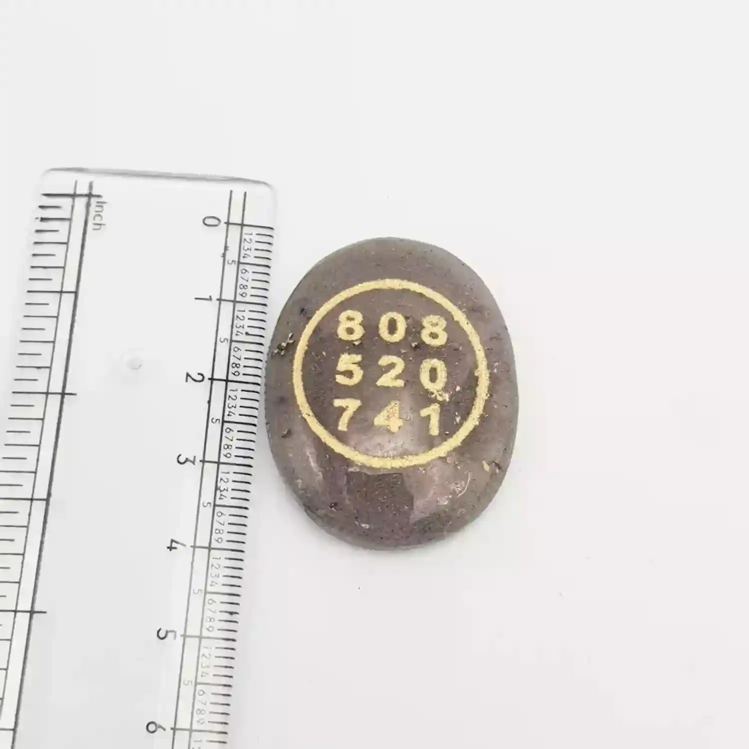 Blue Aventurine Zibu Symbol Coin