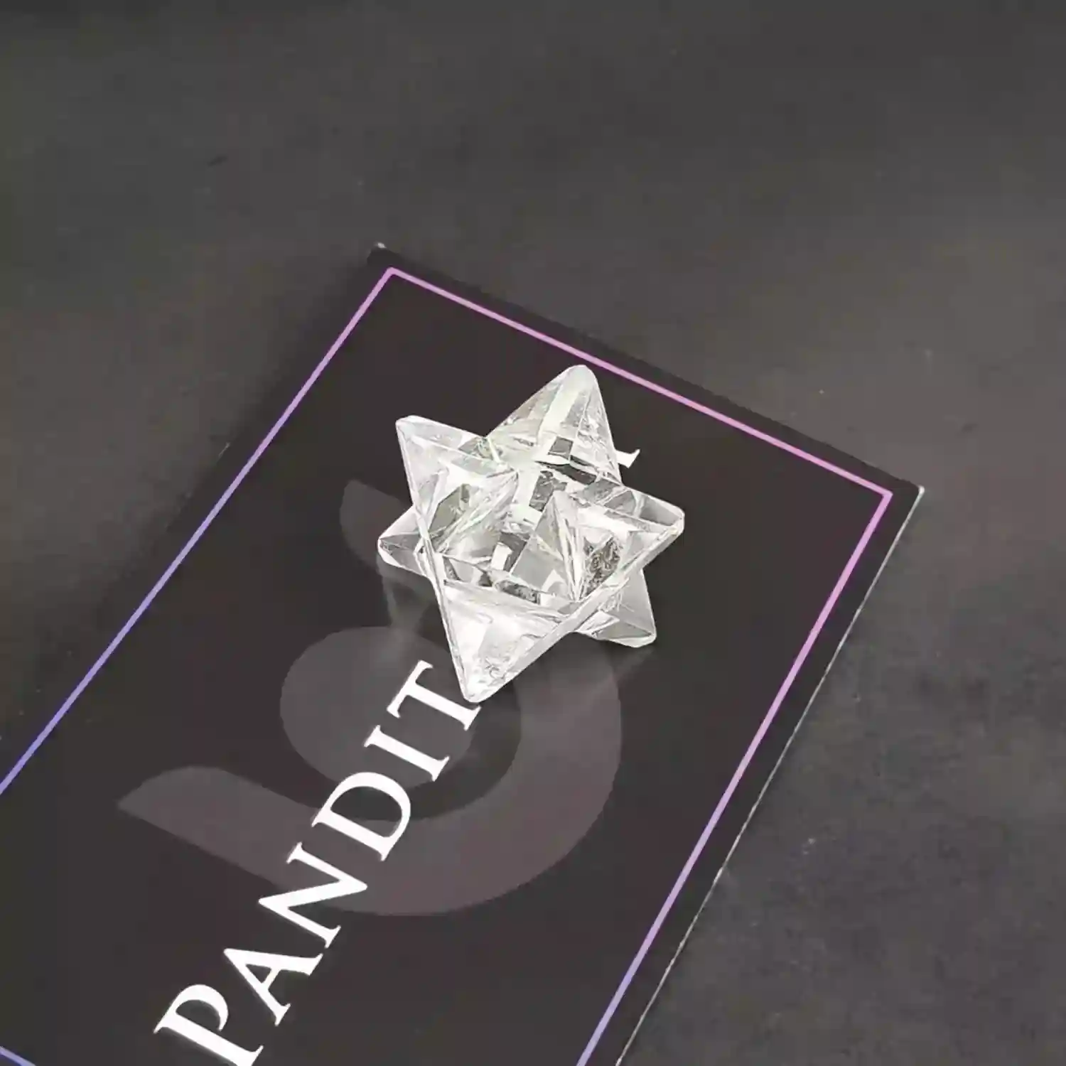 Crystal Quartz Merkaba Star