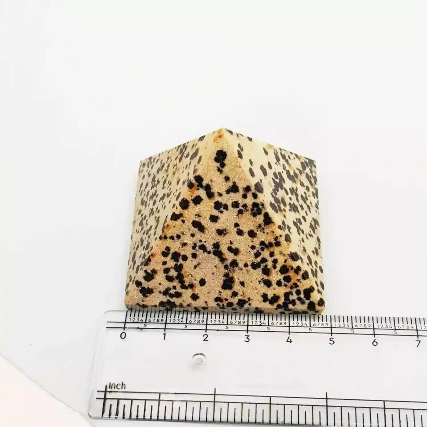 Dalmatian Jasper Crystal Pyramid