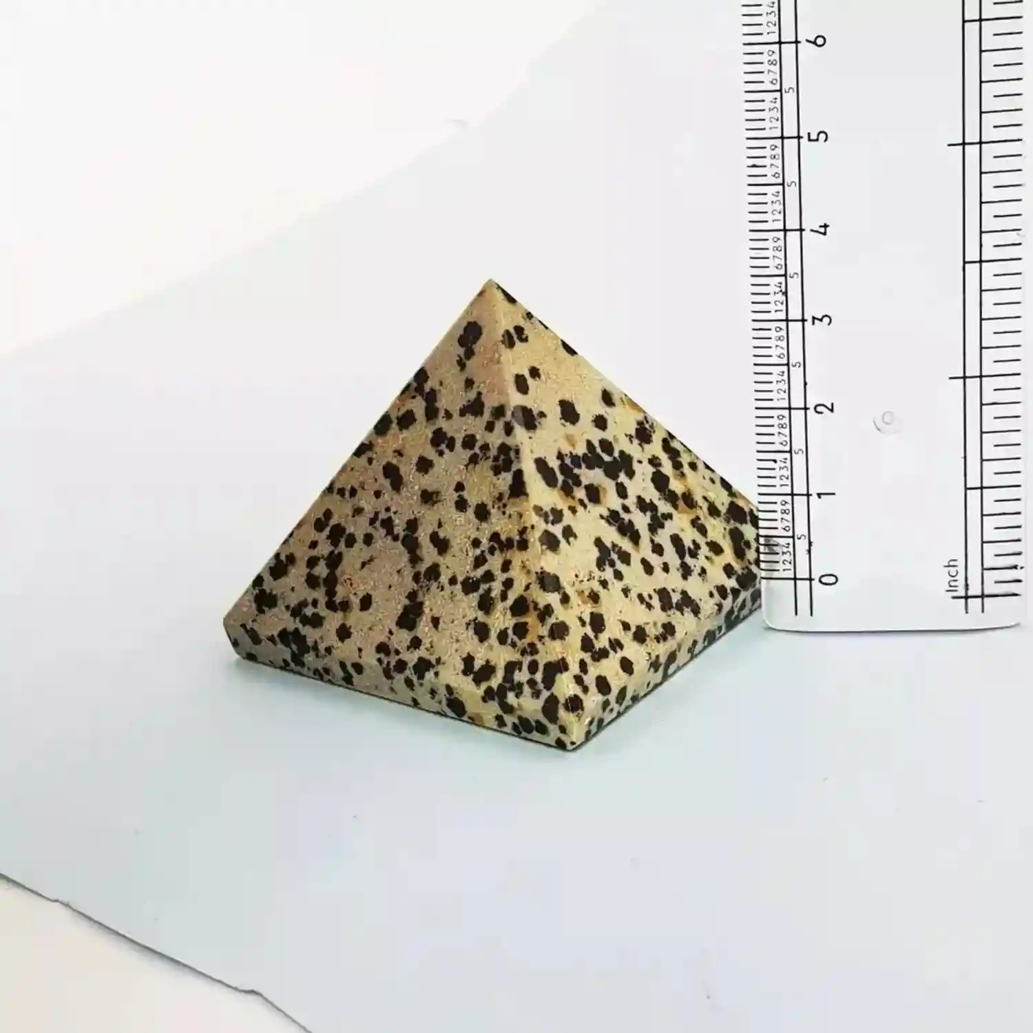 Dalmatian Jasper Crystal Pyramid