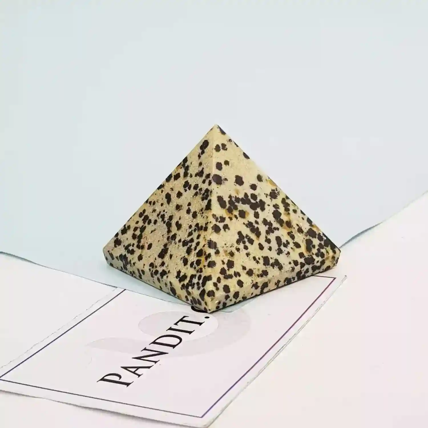 Dalmatian Jasper Crystal Pyramid