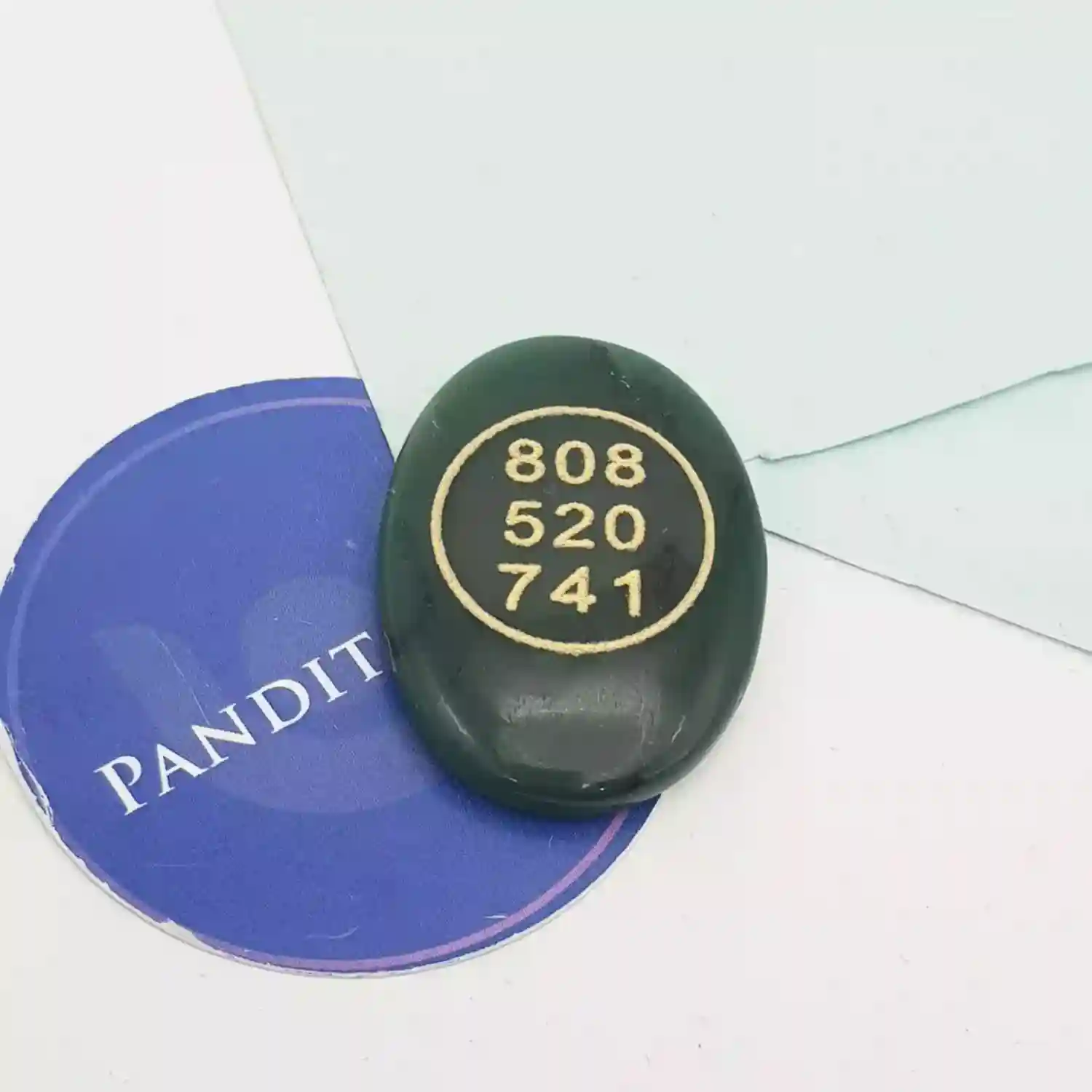 Green Aventurine Coin for Wealth and Success