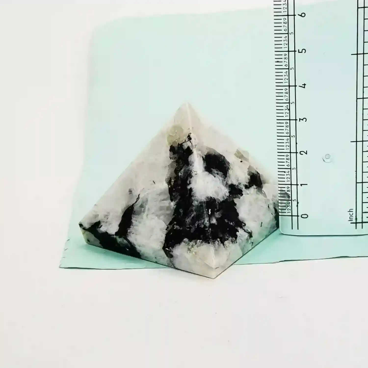Rainbow Moonstone Crystal Pyramid