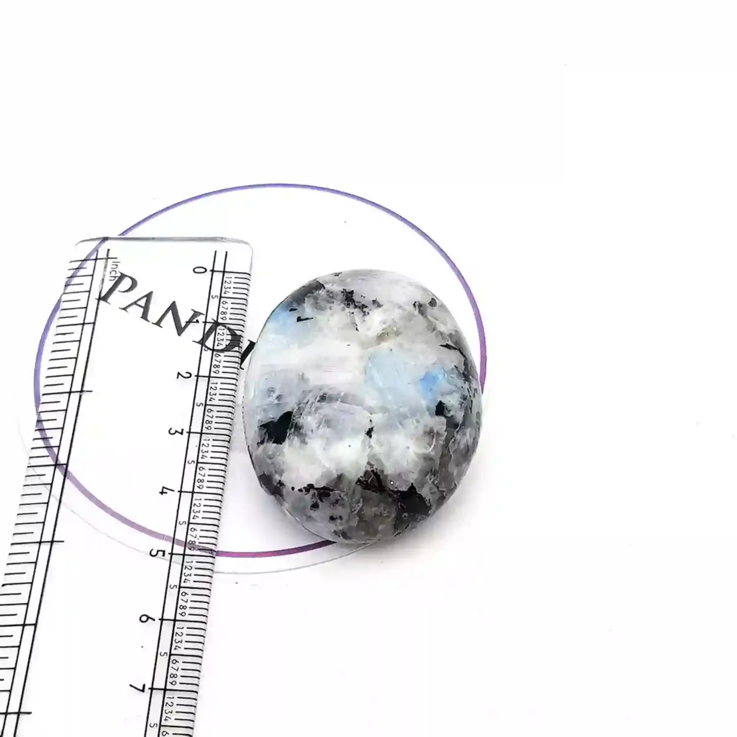 Rainbow Moonstone Healing Crystal Palm Stone