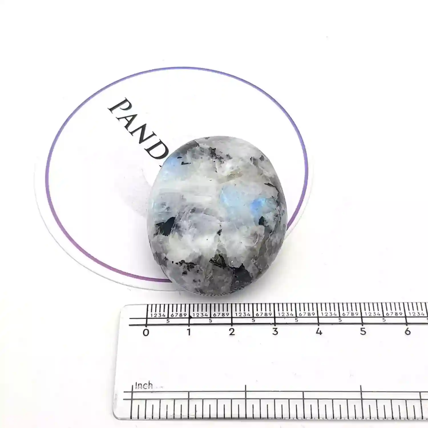 Rainbow Moonstone Healing Crystal Palm Stone