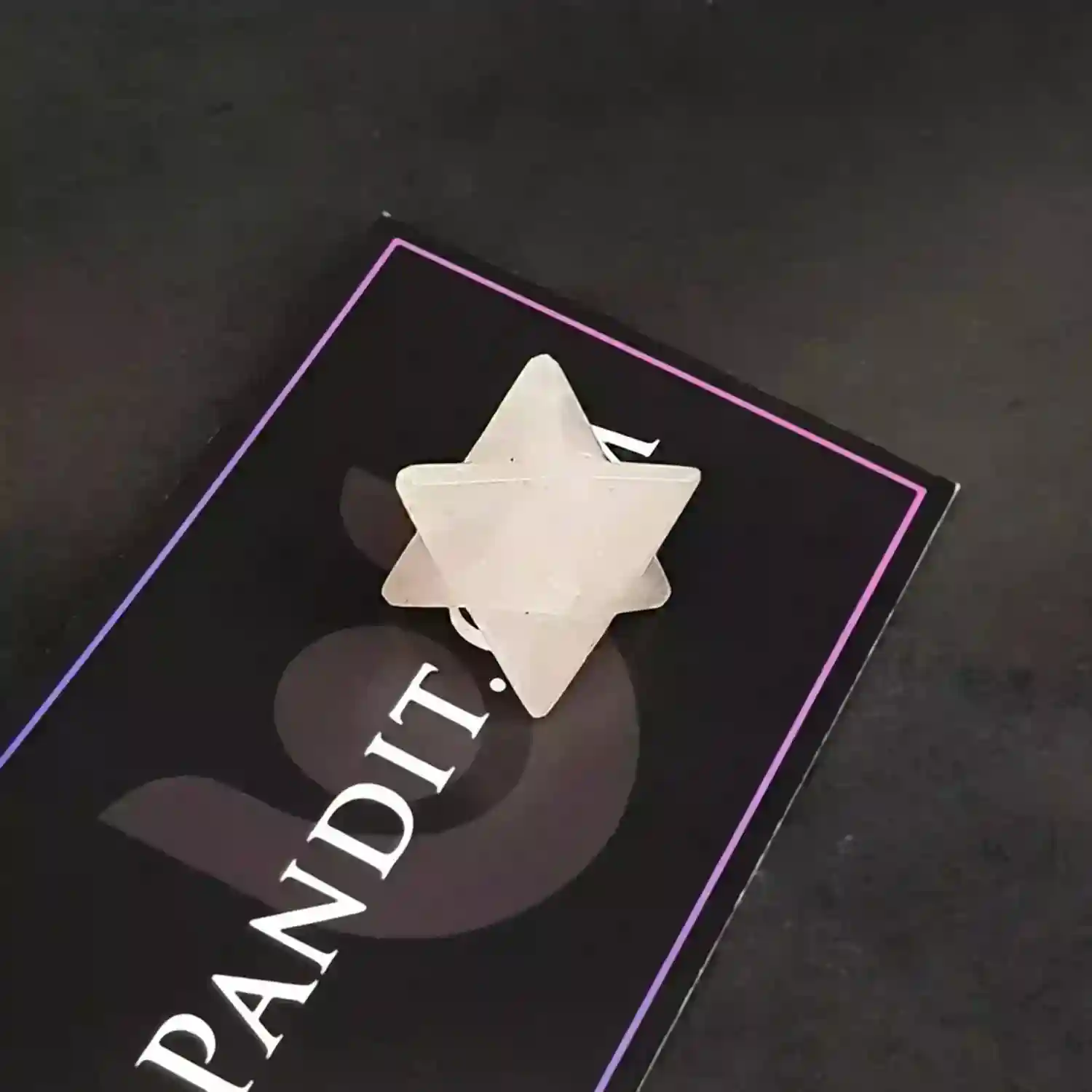 Rose Quartz Merkaba Star