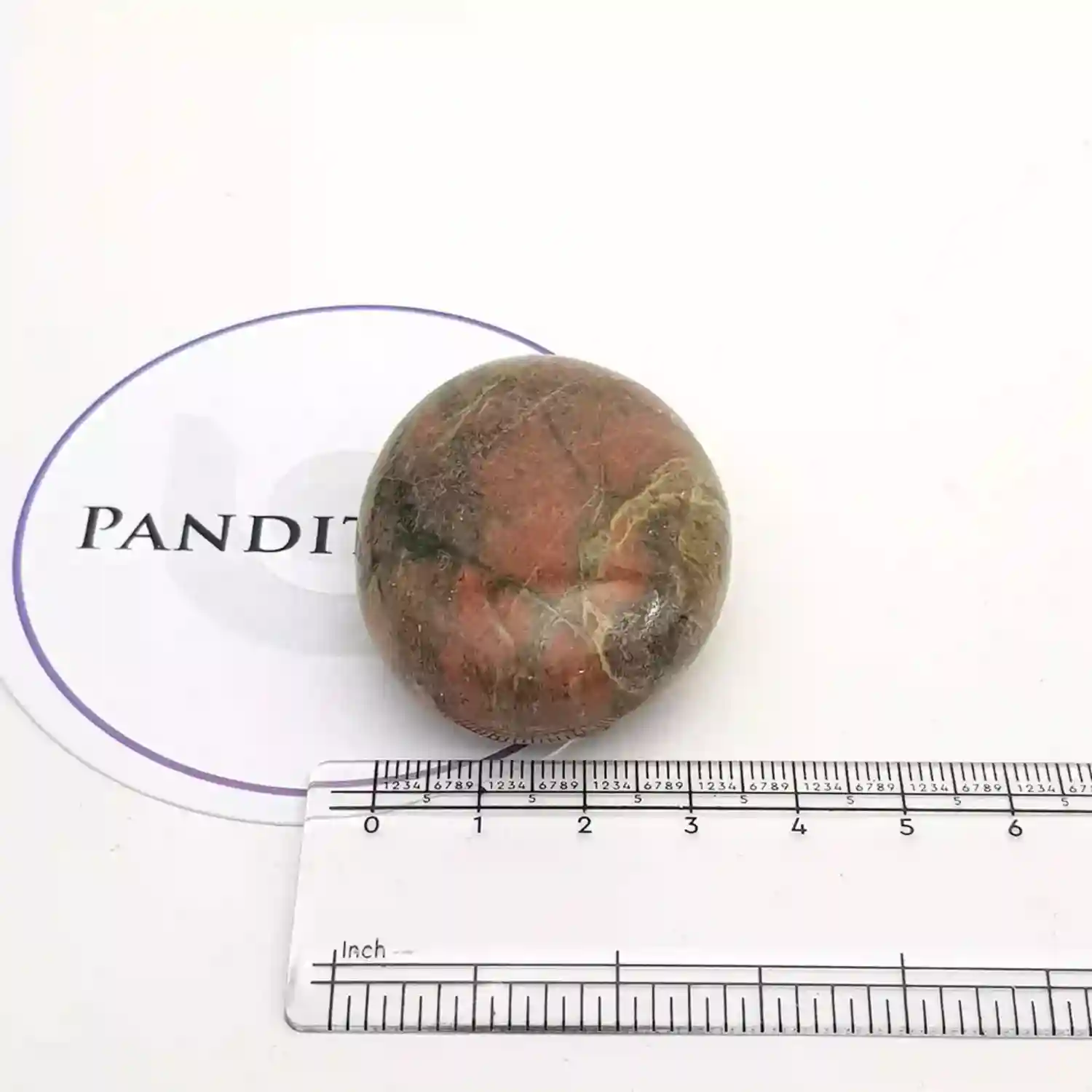 Unakite Healing Crystal Palm Stone