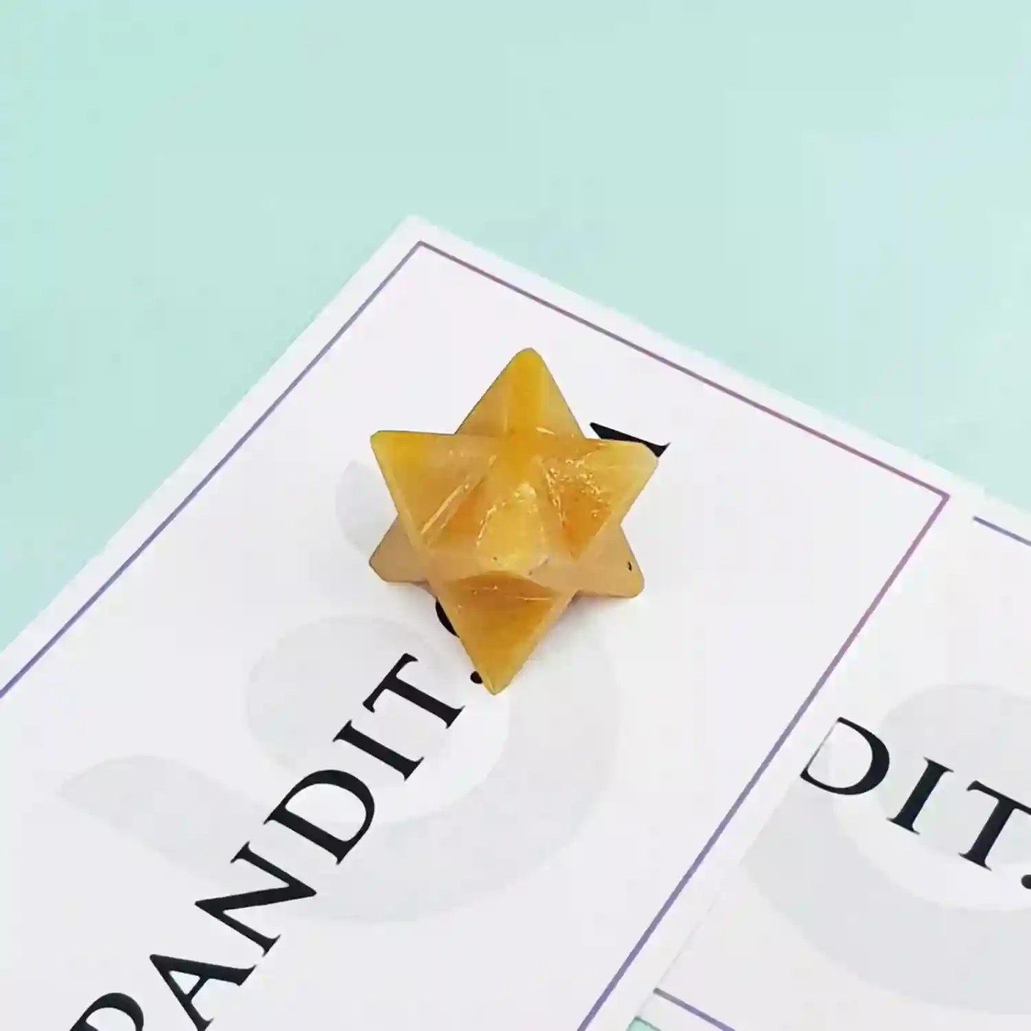 Yellow Aventurine Merkaba Star