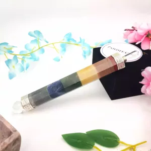 7 Chakra Healing Stone Wand - To Clear Evil Eye Effects