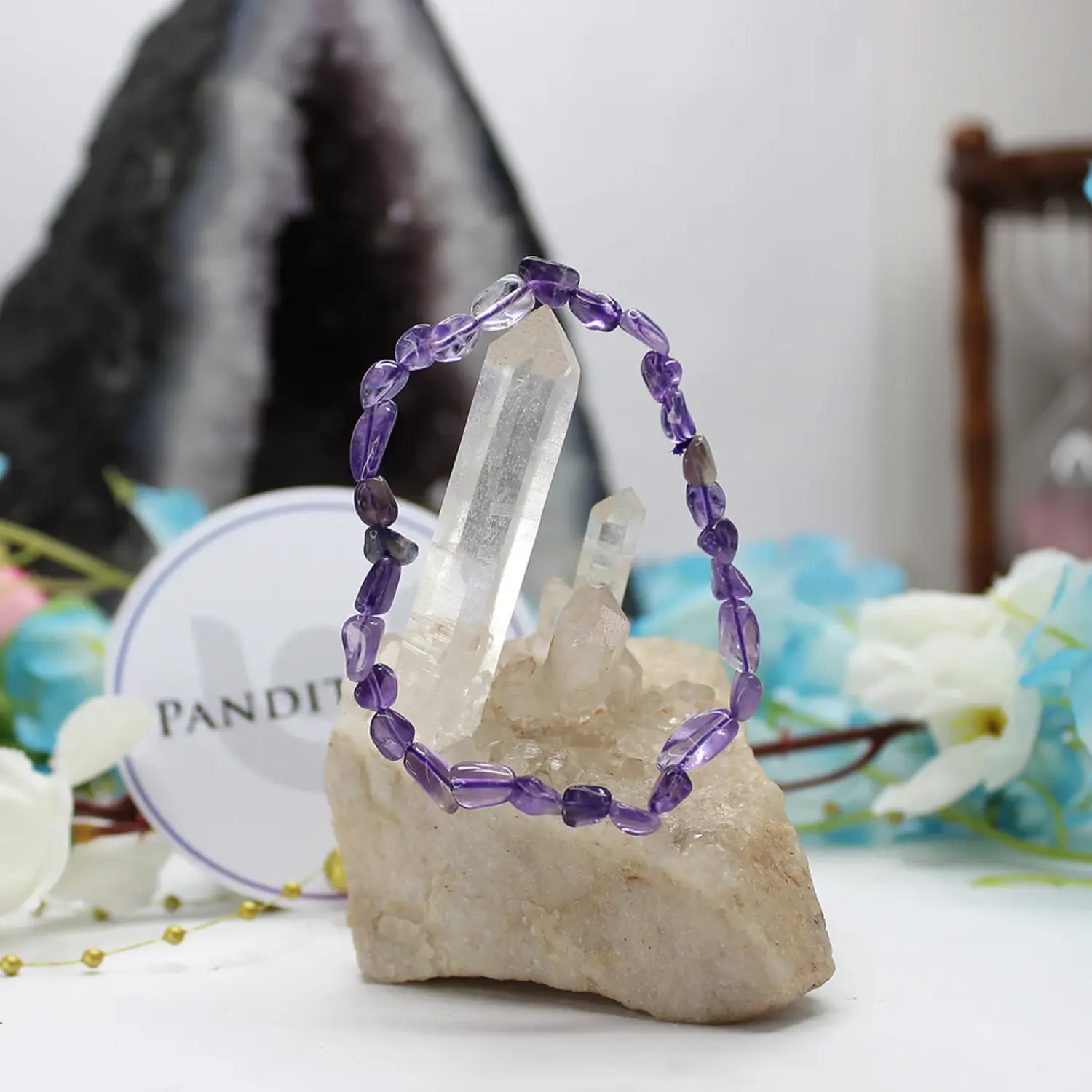 Amethyst Tumble Bracelet