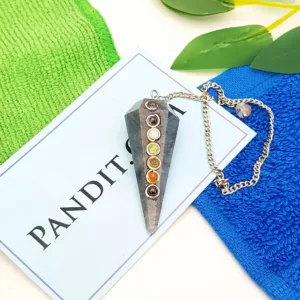Blue Aventurine 7 Chakra Dowsing Pendulum - To Detect Allergies