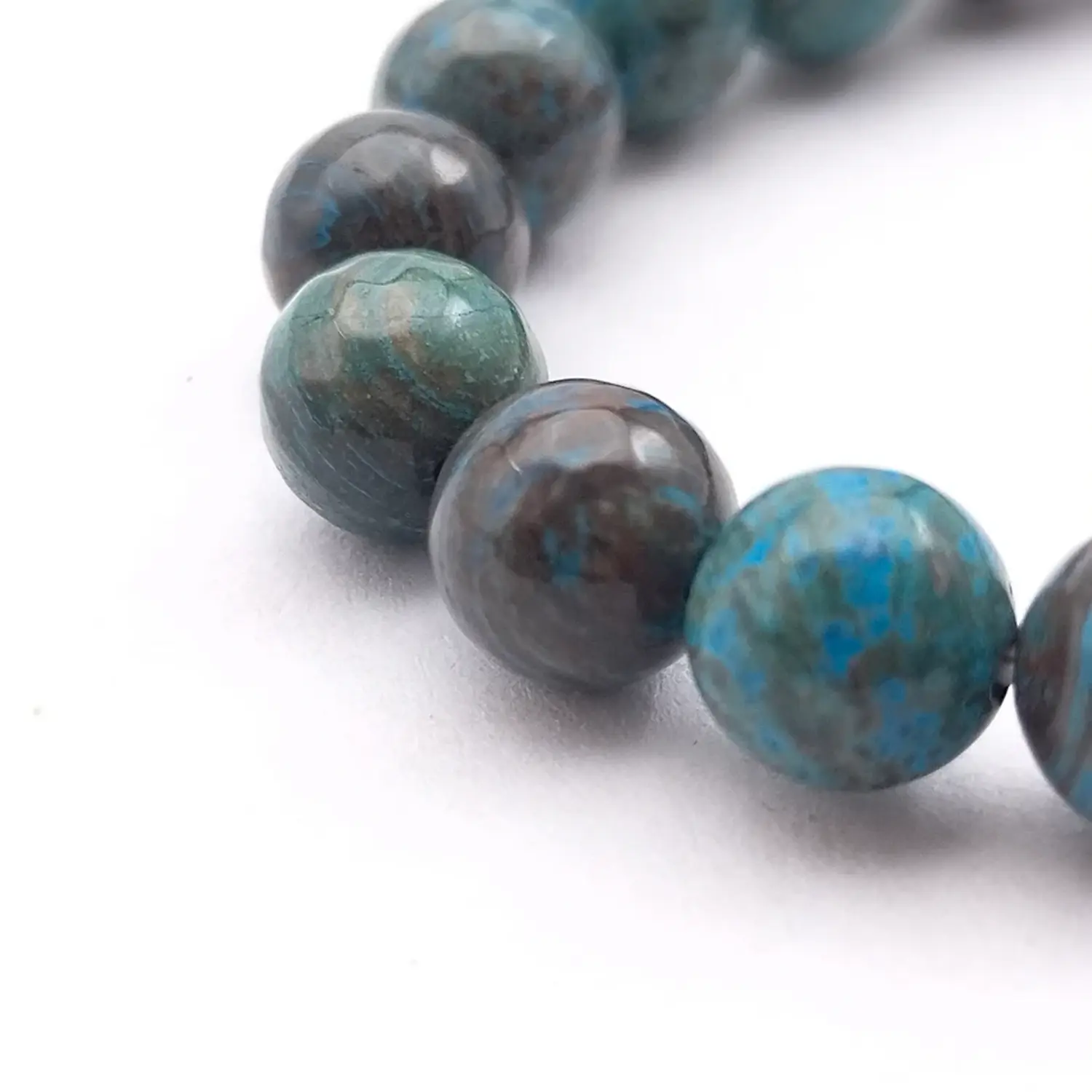 Chrysocolla Diamond Cut Bracelet