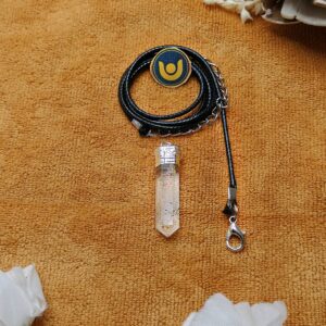 Crystal Cap Pencil Pendant