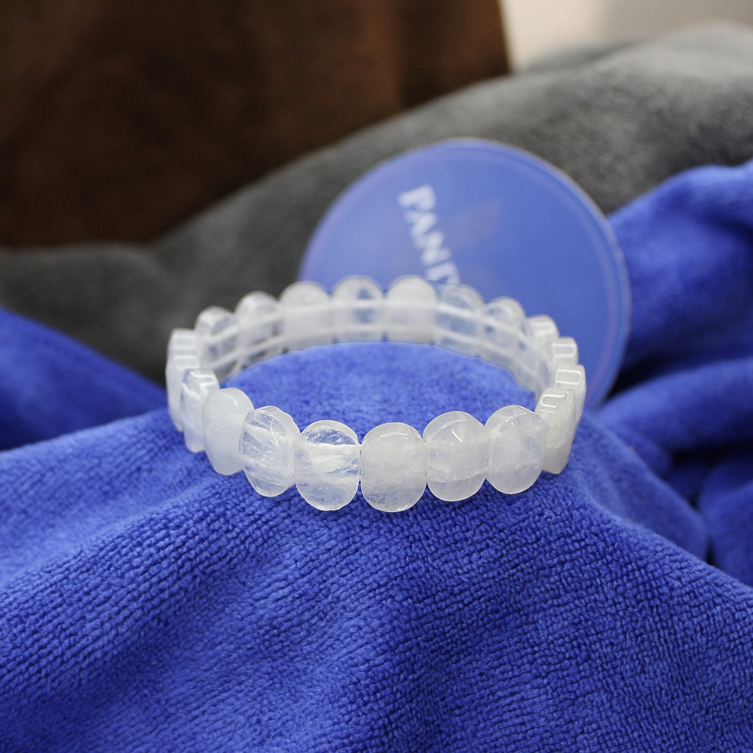 Crystal Quartz Oval Faceted Bracelet - To Sweeten Relationship