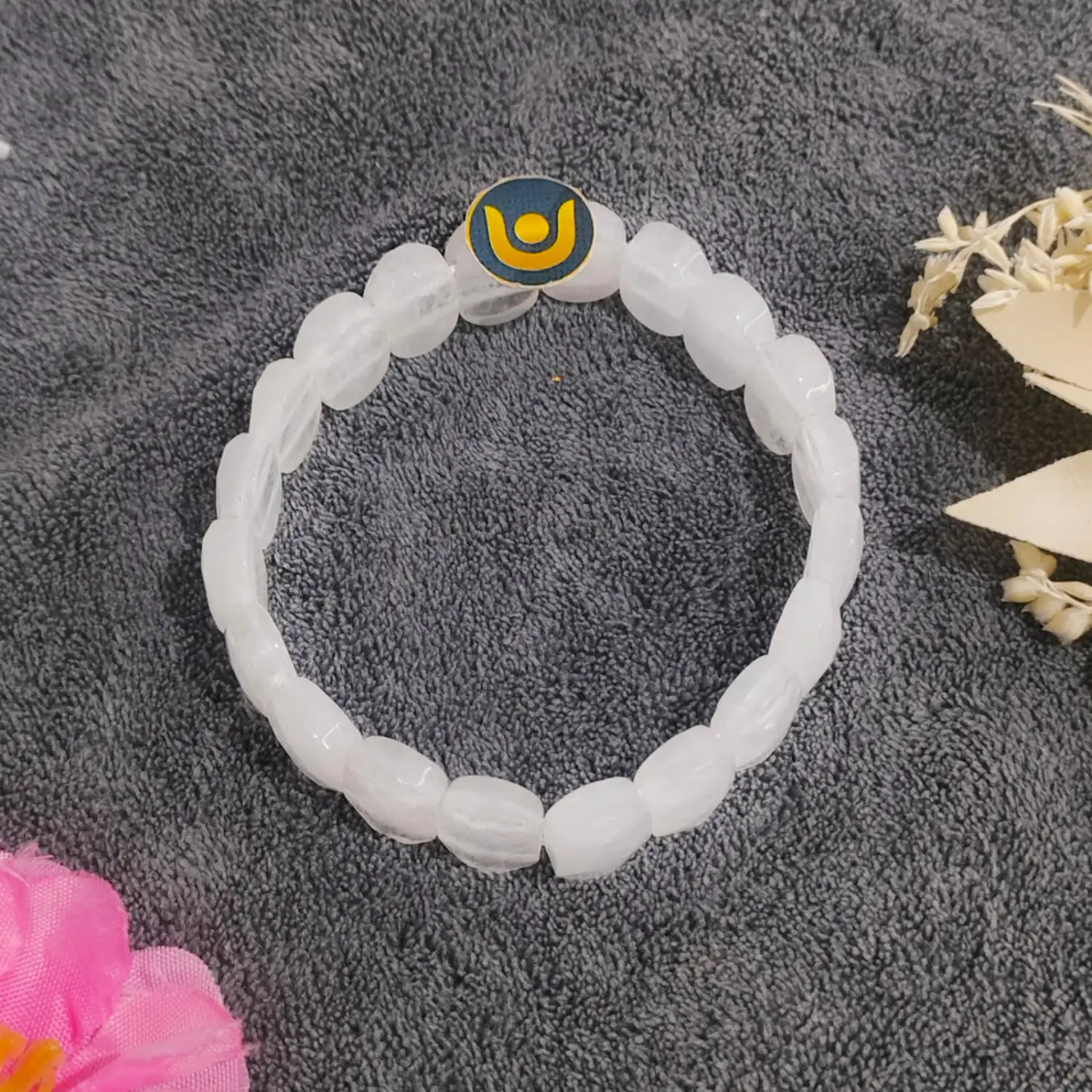 Crystal Quartz Oval Faceted Bracelet