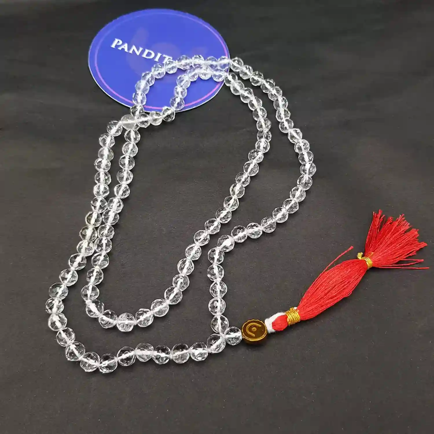 Crystal / Sphatik – Diamond Cut Mala