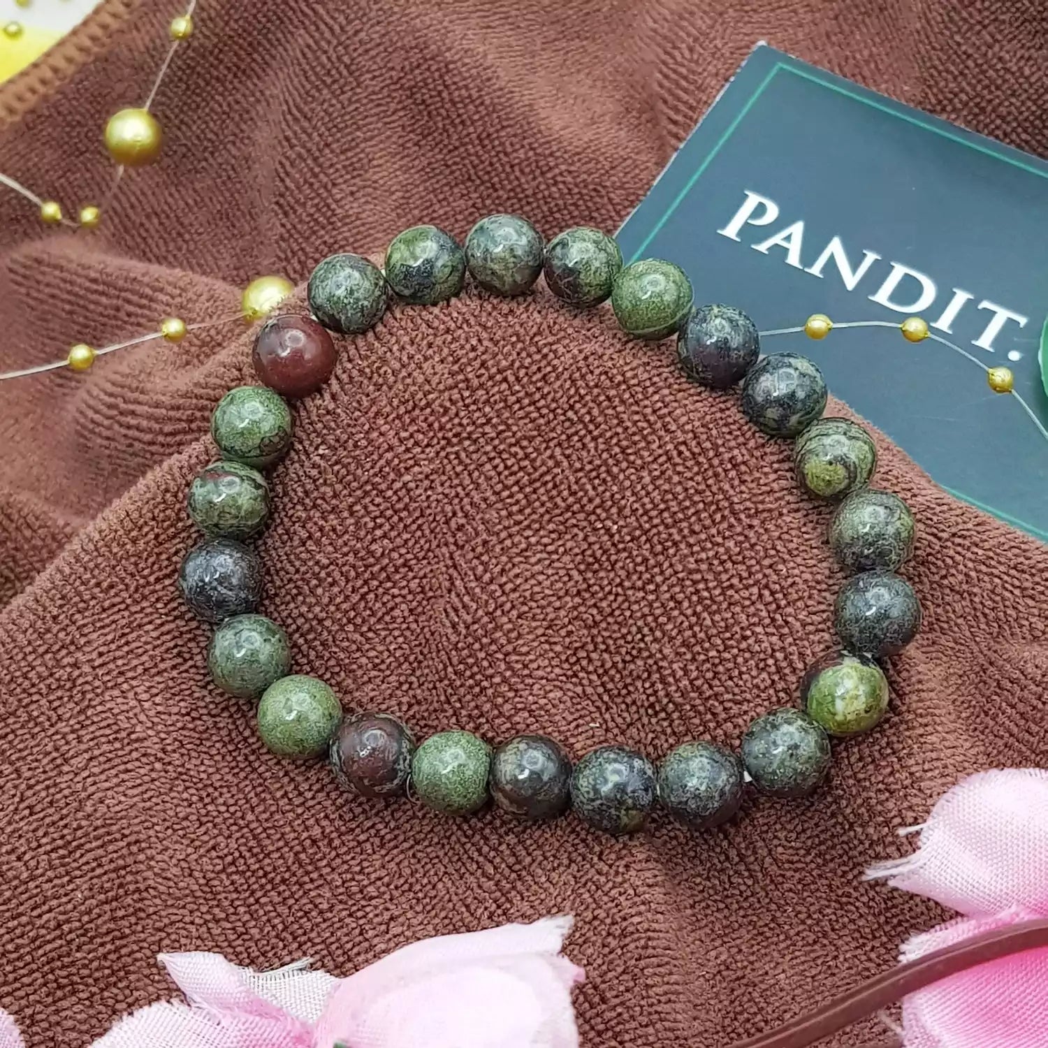 Dragon Blood Jasper Bracelet - To Keep Confident & Alert