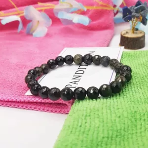 Golden Obsidian Diamond Cut Bracelet - To Get Huge Success