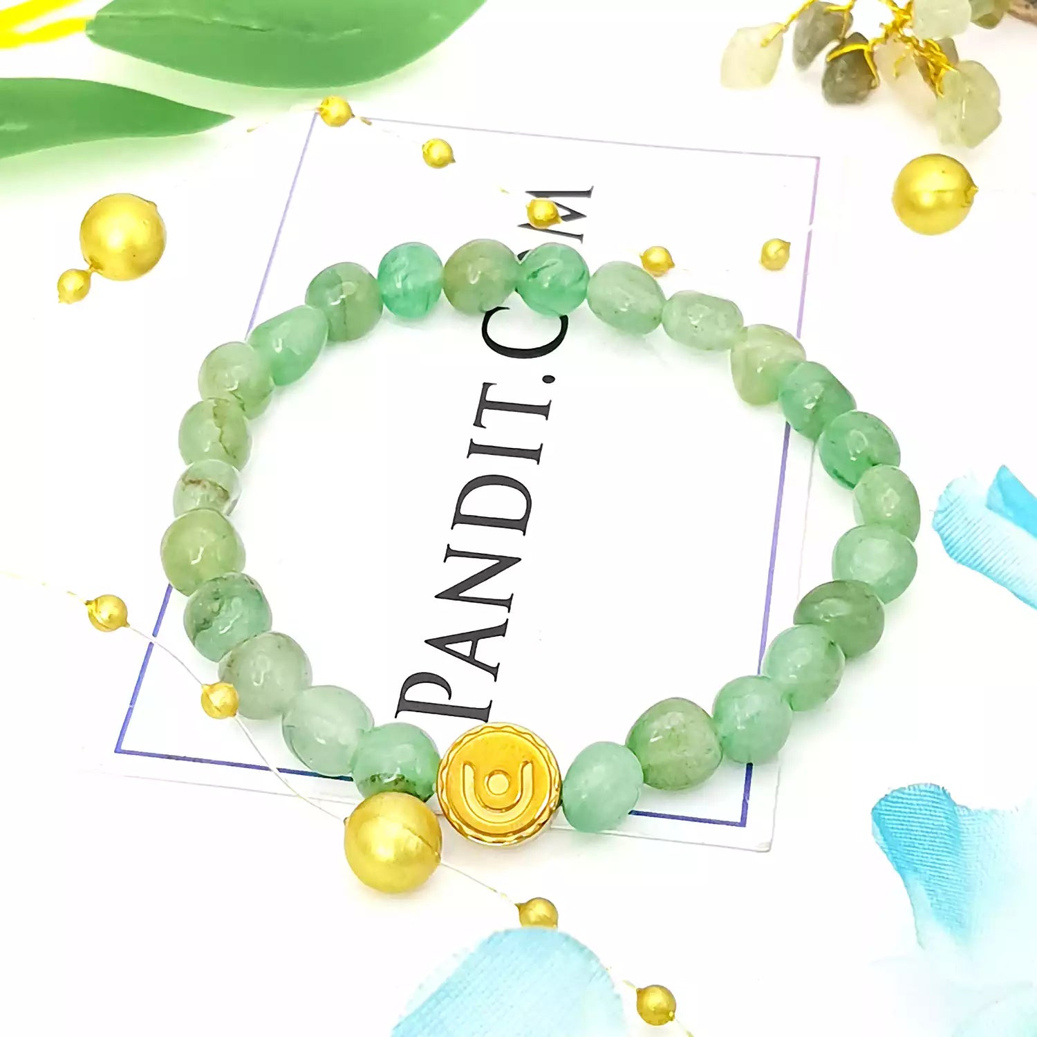 Green Aventurine Tumble Bracelet - For Profitable Opportunities