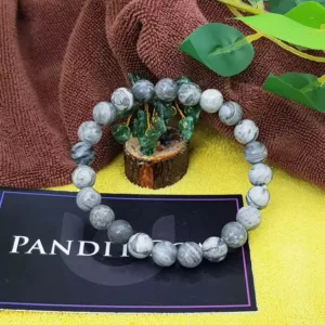 Grey Jasper Bracelet - For Confidence and Leadership Qualities
