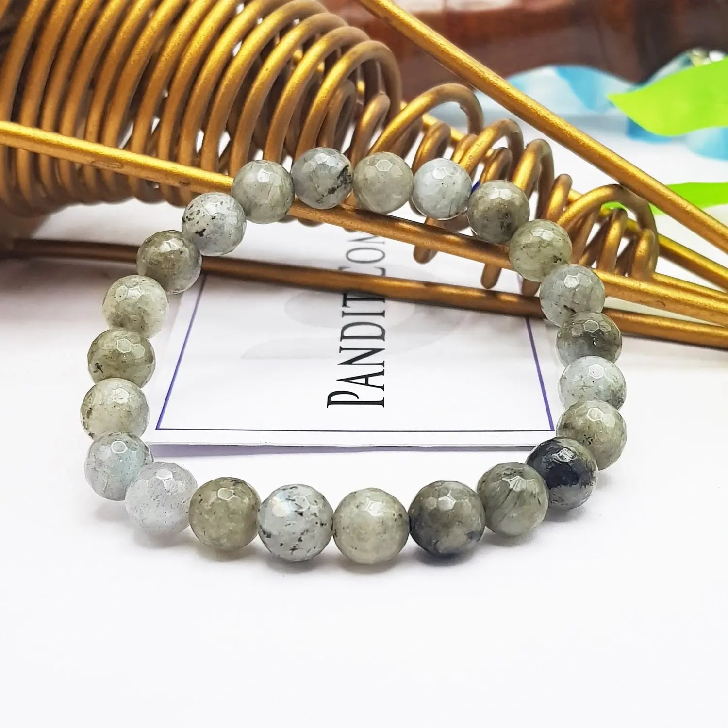 Labradorite Diamond Cut Bracelet - To Fulfil Dreams