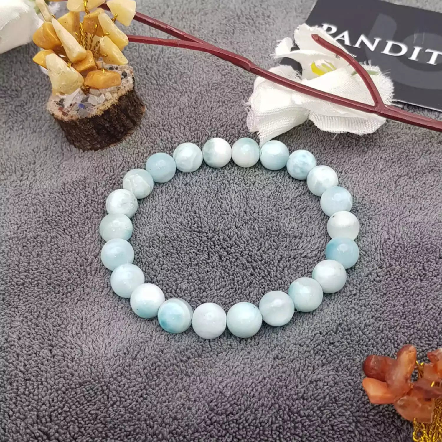 Larimar Bracelet - For Positivity & Emotional Well-Being
