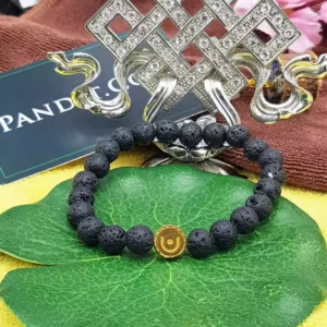 Lava Stone Bracelet - To Control Anger and Lethargy