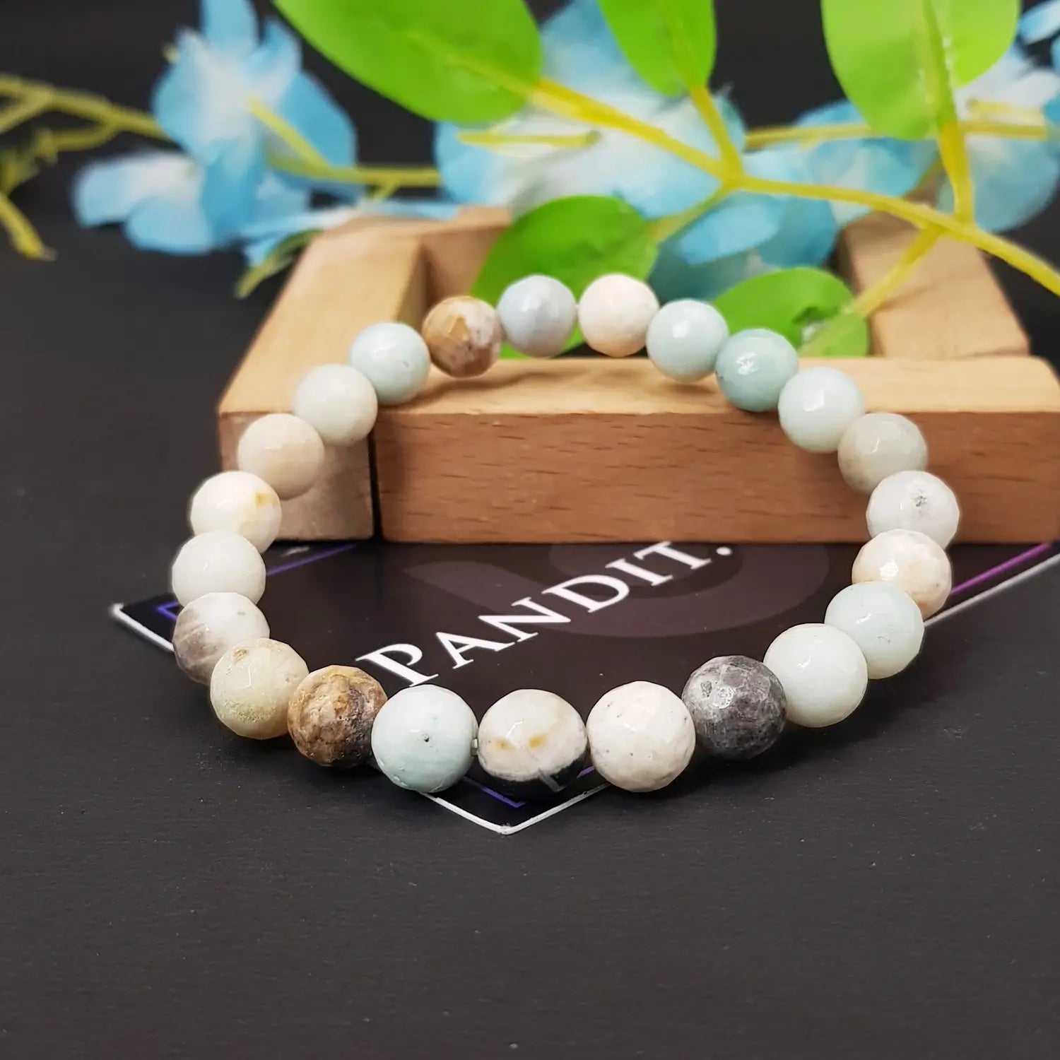 Max Amazonite Diamond Cut Bracelet - For Self-Realization