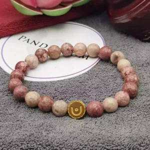 Pink Llanite Bracelet - To Control Anger and Give Peace