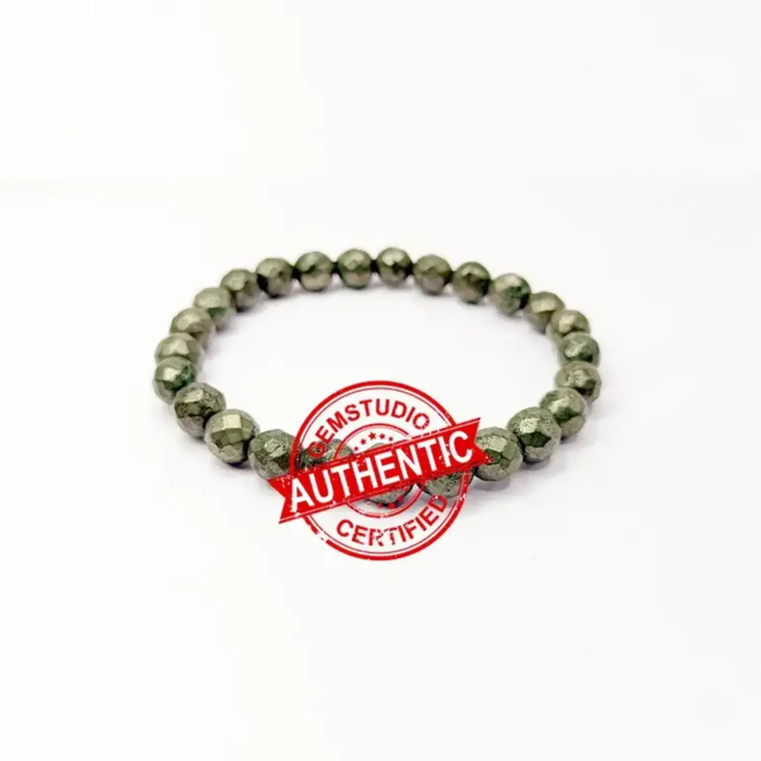 Pyrite Diamond Cut Bracelet