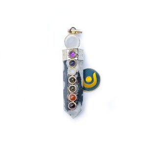 Rainbow Moonstone 7 Chakra Pendant