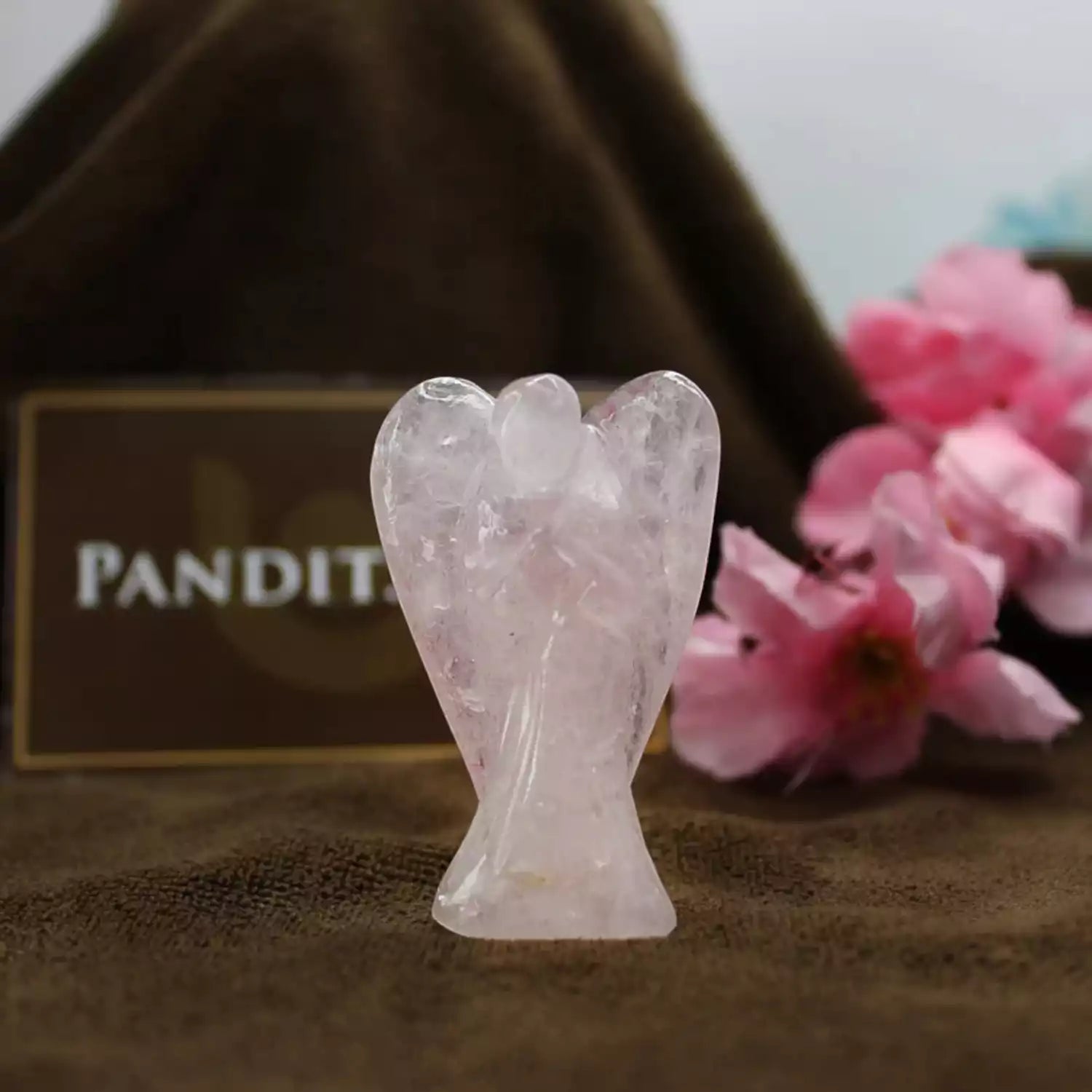 Rose Quartz Crystal Angel - For Compassion & Emotional Healing