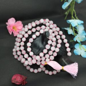 Rose Quartz Mala - To Enhance Beauty & Develop Self-Love