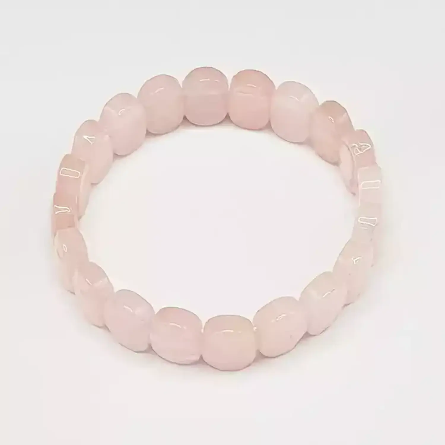 Rose Quartz Oval Faceted Bracelet