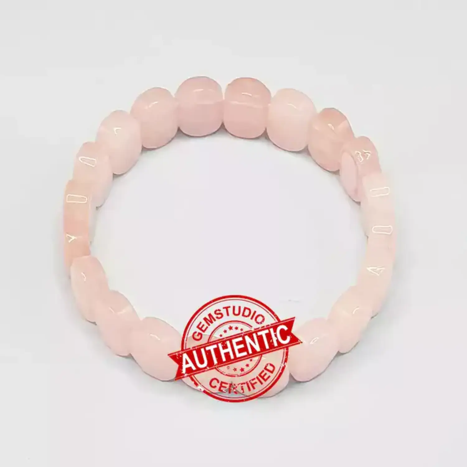 Rose Quartz Oval Faceted Bracelet