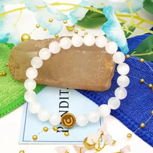 Selenite Bracelet - For Inner Bliss and Metal Clarity