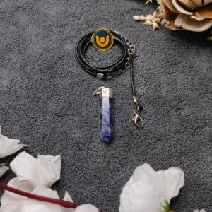 Sodalite Cap Pencil Pendant