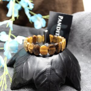 Tiger Eye Agate Oval Faceted Bracelet - To Charm The Luck