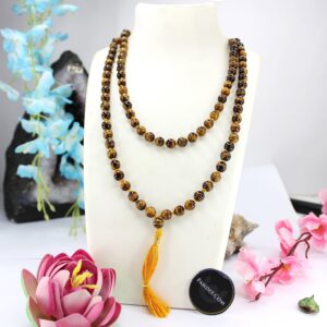 Tiger Eye Mala - To Remove Obstacles in Foreign Travelling