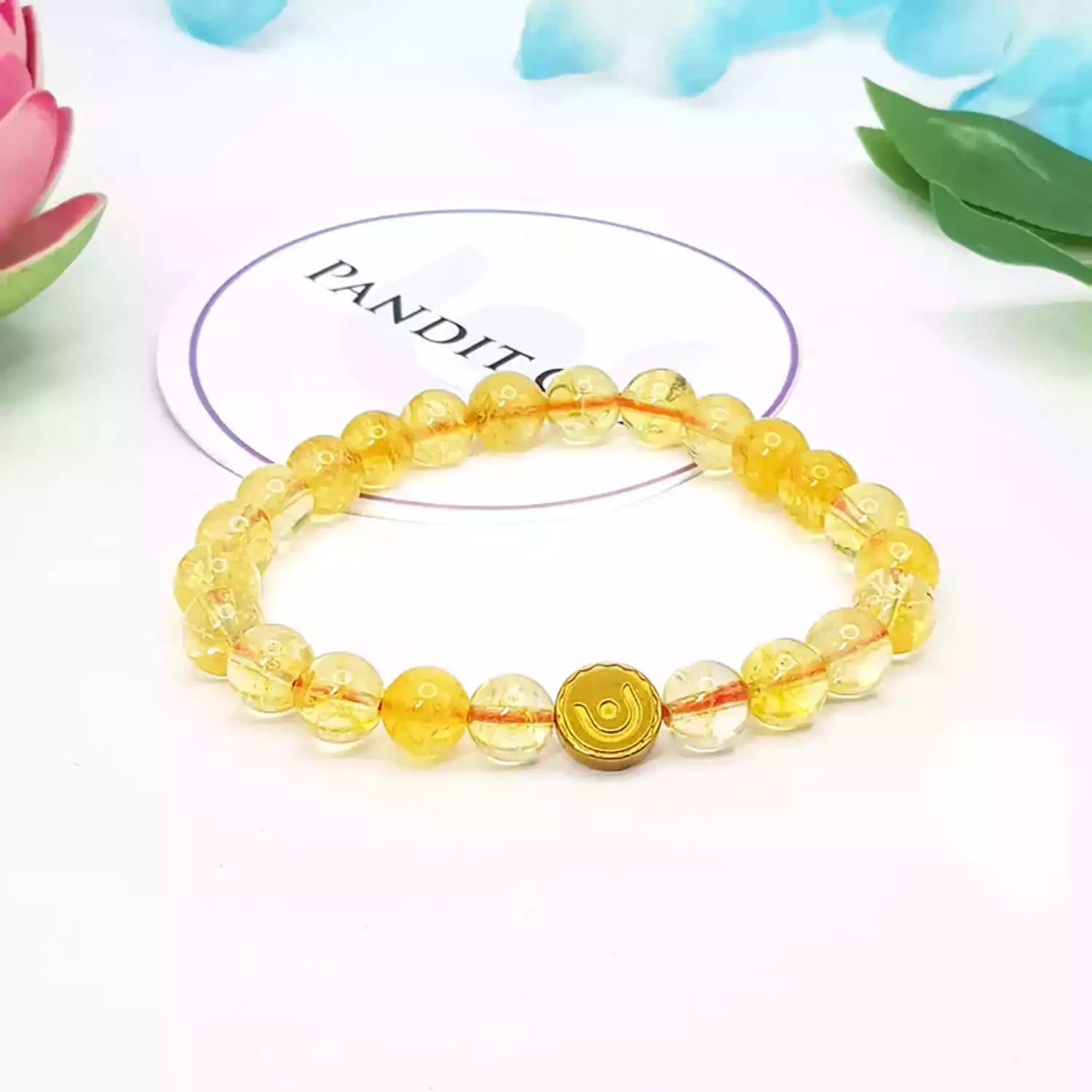 Yellow Citrine Bracelet - For Good Health and Fortune