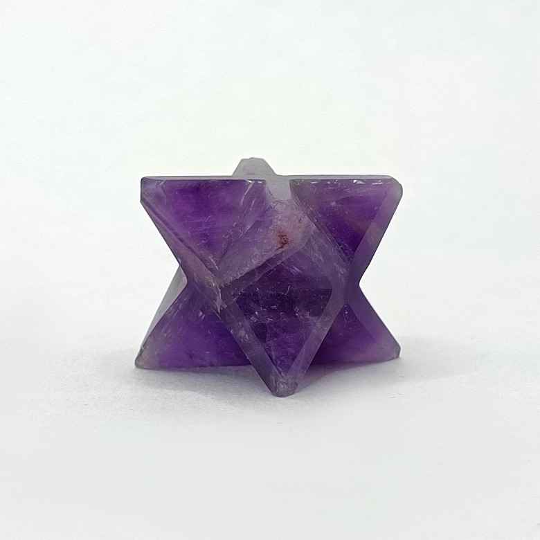 Amethyst Merkaba Star