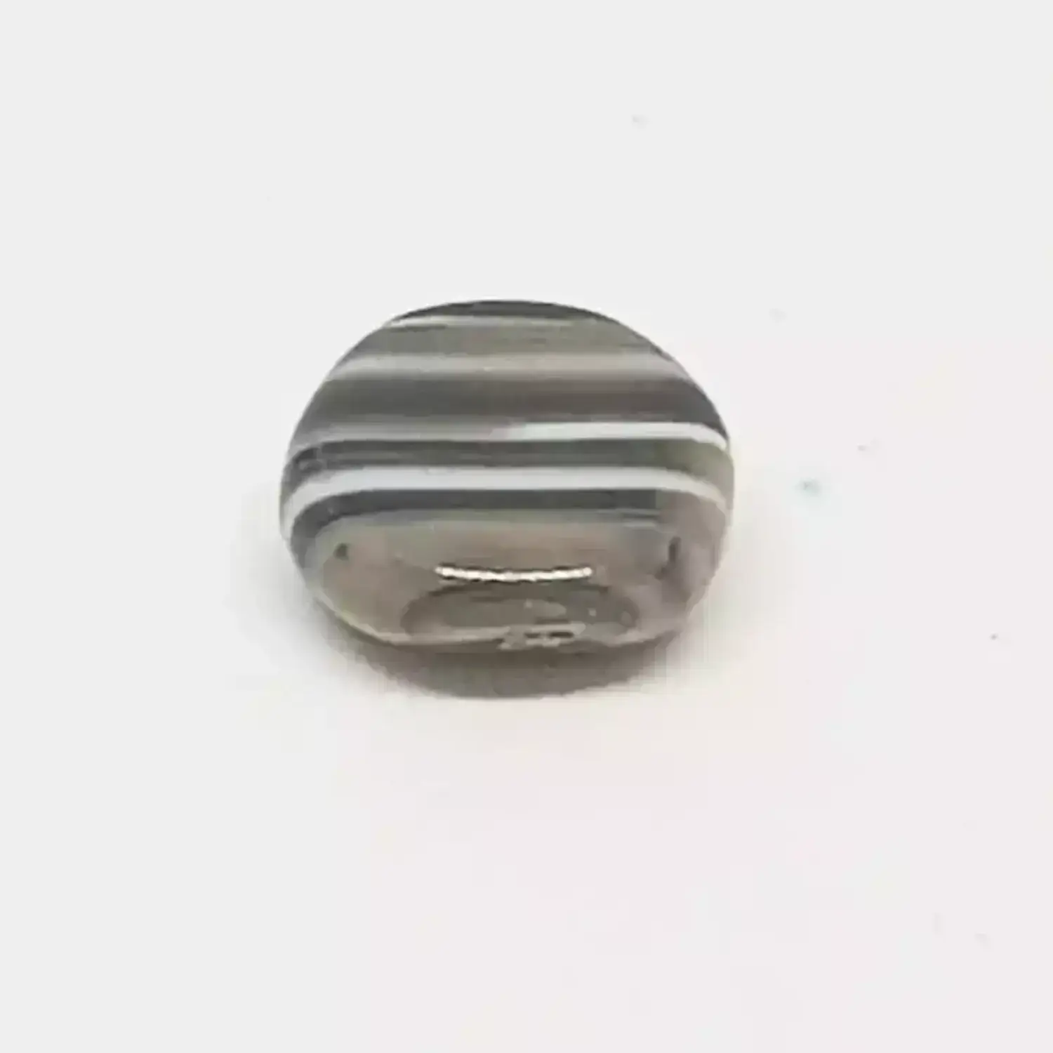 Black Banded Agate Onyx Gemstone