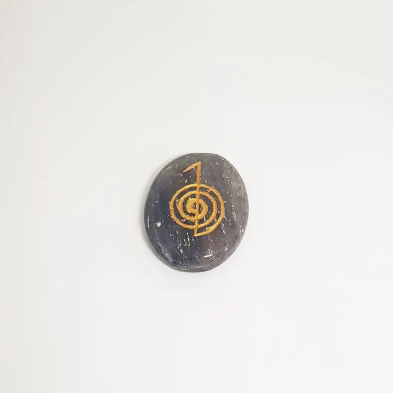 Blue Aventurine Reiki Symbol Healing Stones Set