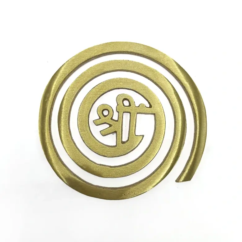 Brass Helix with Beej Mantra
