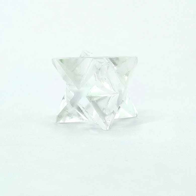 Crystal Quartz Merkaba Star