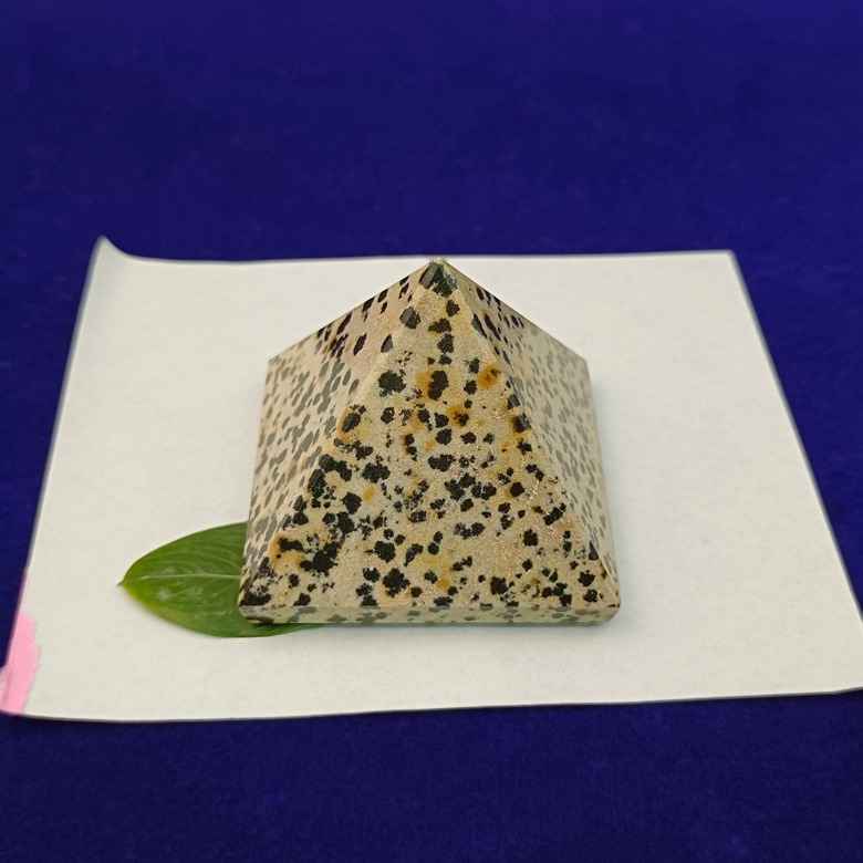 Dalmatian Jasper Crystal Pyramid