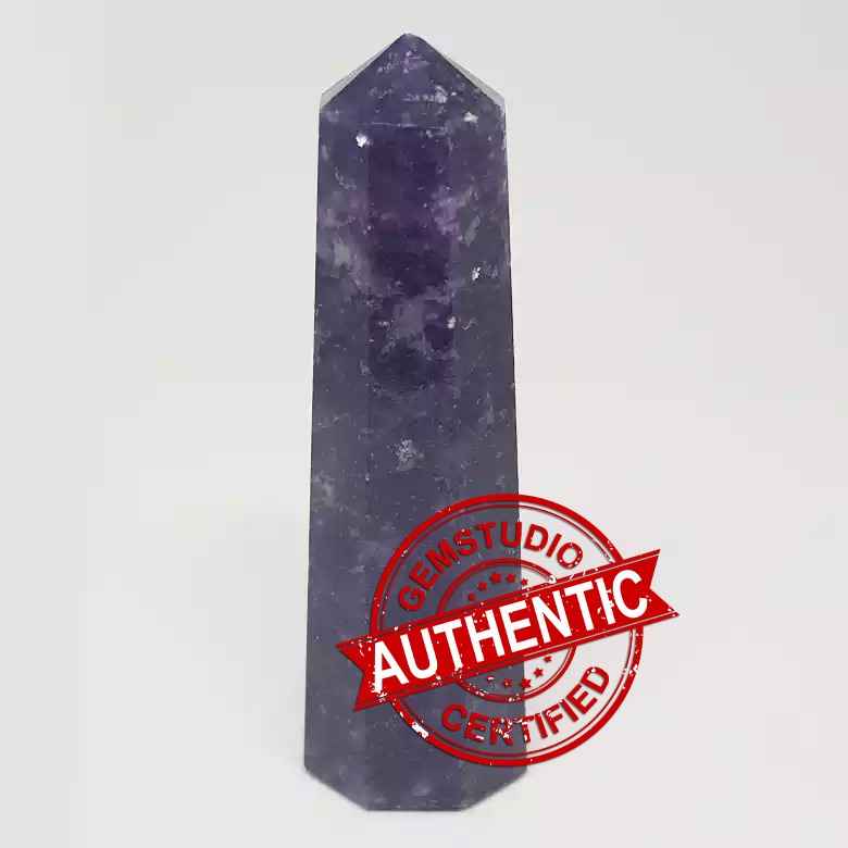 Lepidolite Pencil Tower Point