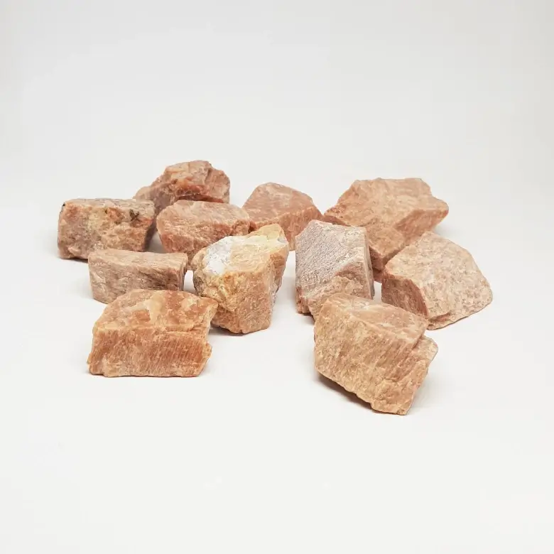 Peach Moonstone Natural Raw Stones